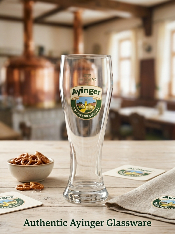 Ayinger Privatbrauerei Weizen Pint Glass ( Set of 2)