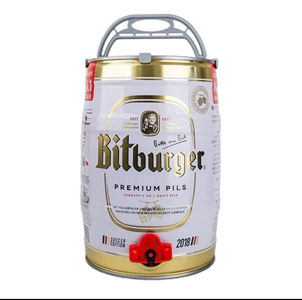 Bitburger Pils 5L Mini Keg - thebeerhoose.co.uk