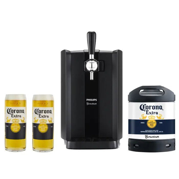 PerfectDraft Black 5000 Series Corona Extra Starter Bundle - thebeerhoose.co.uk