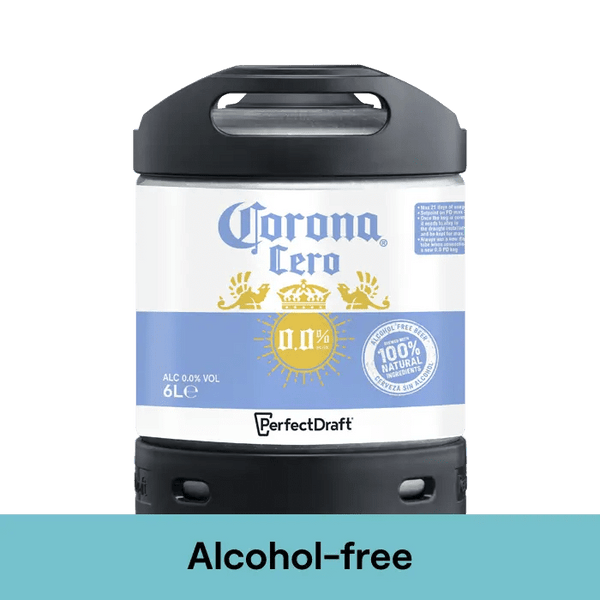 PerfectDraft Corona Cero (0.0% abv) 6L Keg - thebeerhoose.co.uk