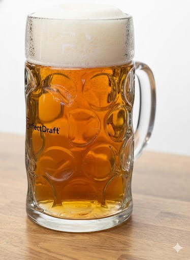 Set of 2 Official PerfectDraft Dimpled Beer Steins - 1 L - thebeerhoose.co.uk