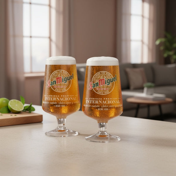 San Miguel Pint Glass Pack (2 Glasses)