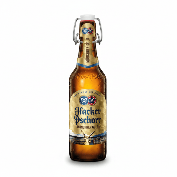 Hacker Pschorr Munich Gold 500 ml ABV 5.5% - thebeerhoose.co.uk