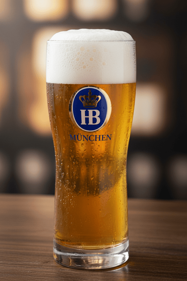 HB München Hofbräuhaus beer Pint glass (Set of 2) - thebeerhoose.co.uk