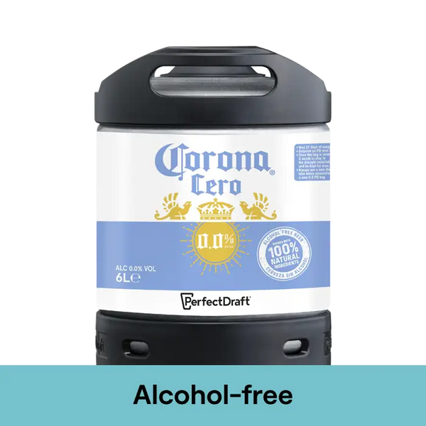 PerfectDraft Corona Cero (0.0% abv) 6L Keg