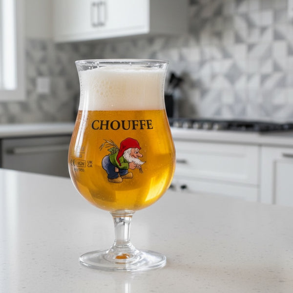 La Chouffe Branded Tulip Beer Glass 25cl (Set of 2)