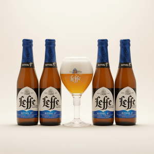 Leffe Rituel 9° 4 Bottle & Glass Bundle - thebeerhoose.co.uk