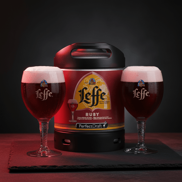 Leffe Ruby Keg & Glass Bundle - thebeerhoose.co.uk