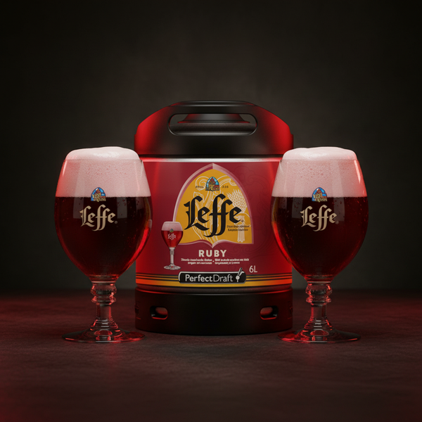 Leffe Ruby Keg & Glass Bundle