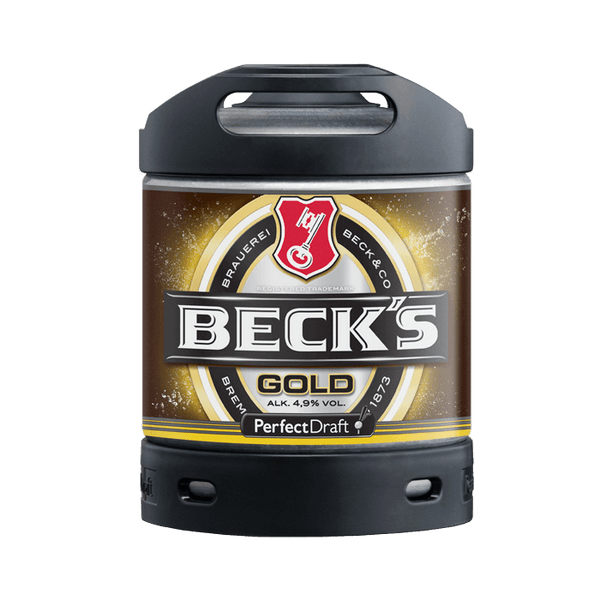 PerfectDraft Becks Gold 6L Keg - thebeerhoose.co.uk