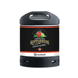 PerfectDraft Kopparberg Strawberry and Lime Cider 6L Keg - thebeerhoose.co.uk