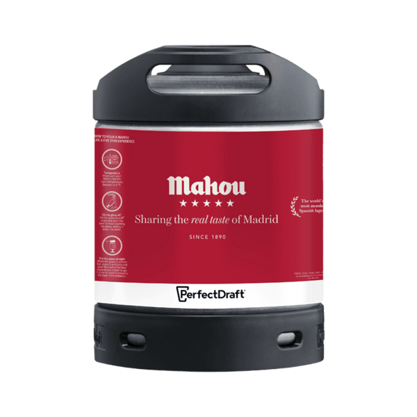 PerfectDraft Mahou 6L Keg - thebeerhoose.co.uk