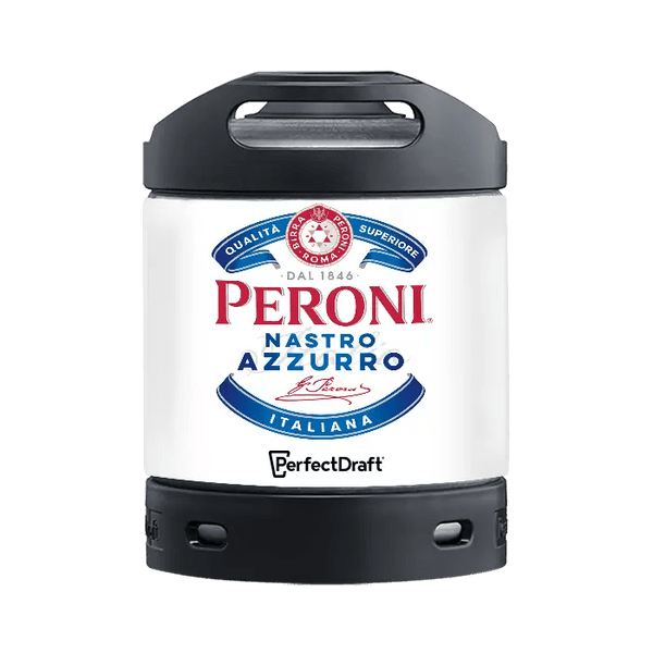 PerfectDraft Peroni Nastro Azzurro 6L Keg - thebeerhoose.co.uk