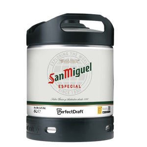 PerfectDraft San Miguel Especial 6L Keg - thebeerhoose.co.uk