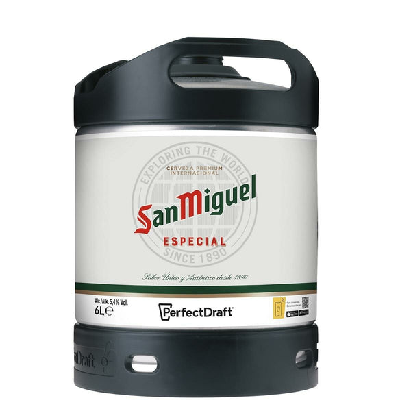 PerfectDraft San Miguel Especial 6L Keg - thebeerhoose.co.uk