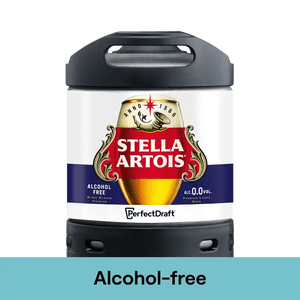 PerfectDraft Stella Artois 0.0% 6L Keg - thebeerhoose.co.uk