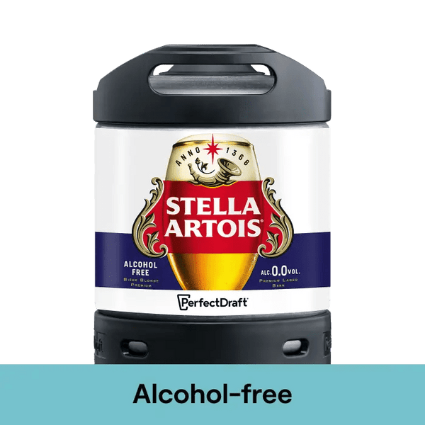 PerfectDraft Stella Artois 0.0% 6L Keg - thebeerhoose.co.uk