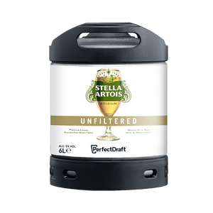 PerfectDraft Stella Artois Unfiltered 6L Keg - thebeerhoose.co.uk