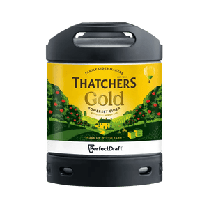 PerfectDraft Thatchers Gold Cider 6L Keg - thebeerhoose.co.uk