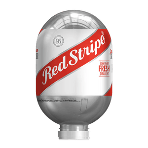 Red Stripe - 8L BLADE Keg - thebeerhoose.co.uk