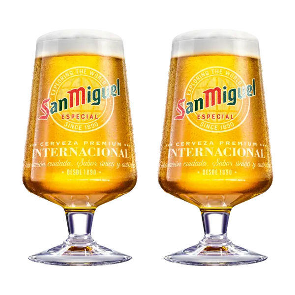 San Miguel Pint Glass Pack (2 Glasses)