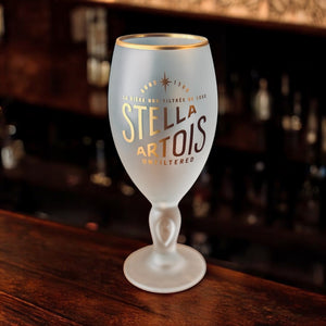 Stella Unfiltered Pint Glass Pack (2 Glasses) - thebeerhoose.co.uk